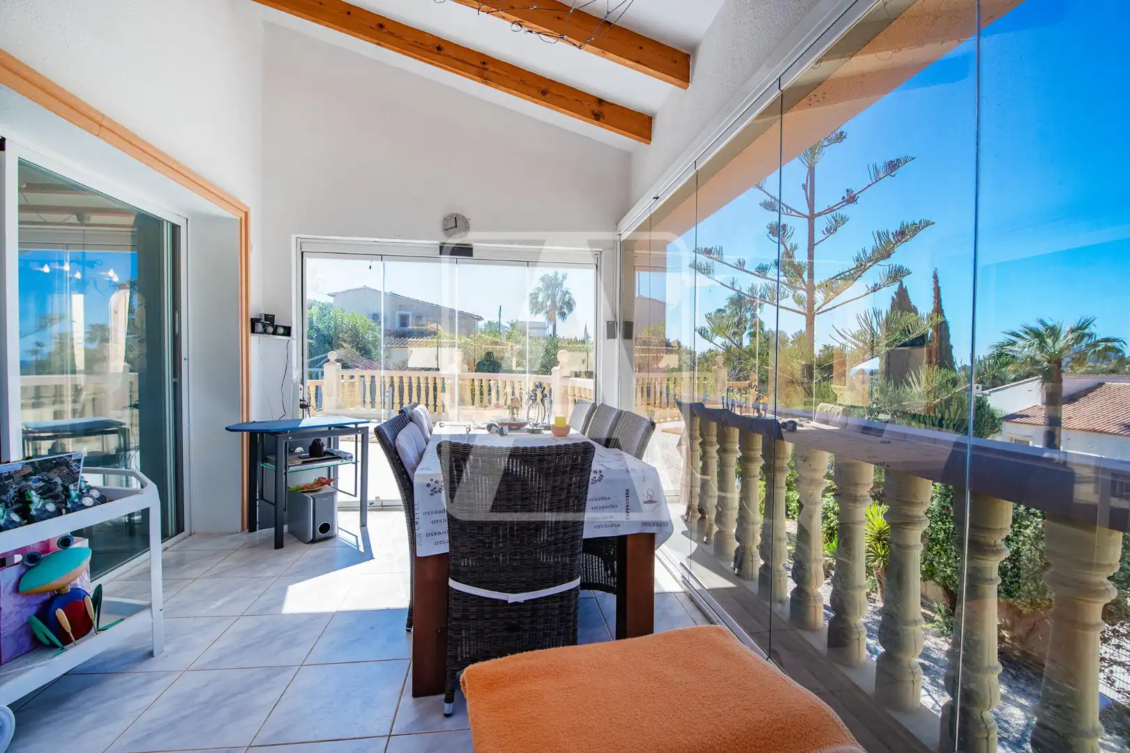 Terraza de Casa o chalet en venta en Benissa con Aire acondicionado, Calefacción y Jardín privado