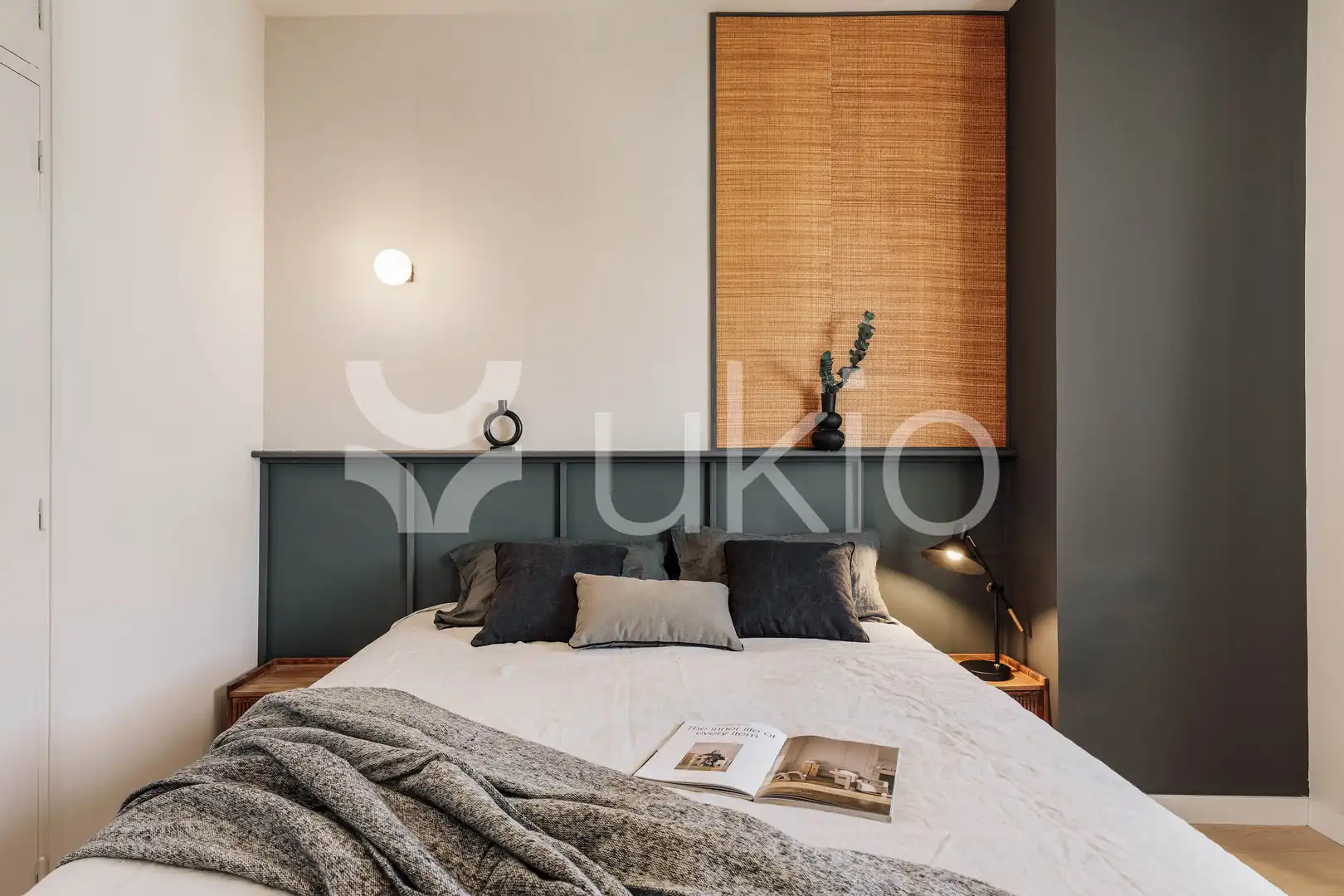 Schlafzimmer von Wohnungen zur Miete in Barcelona mit Klimaanlage, Heizung und Terrasse