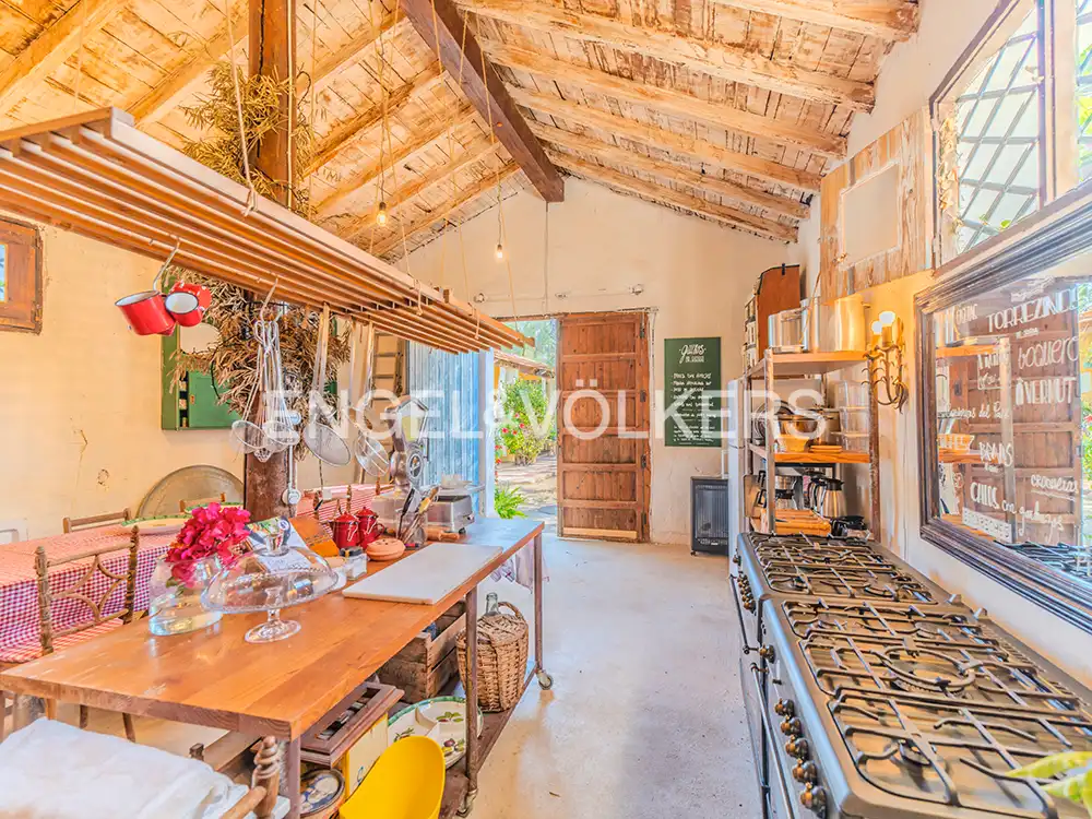 Cuina de Casa o xalet en venda en Elche / Elx amb Calefacció, Jardí privat i Terrassa
