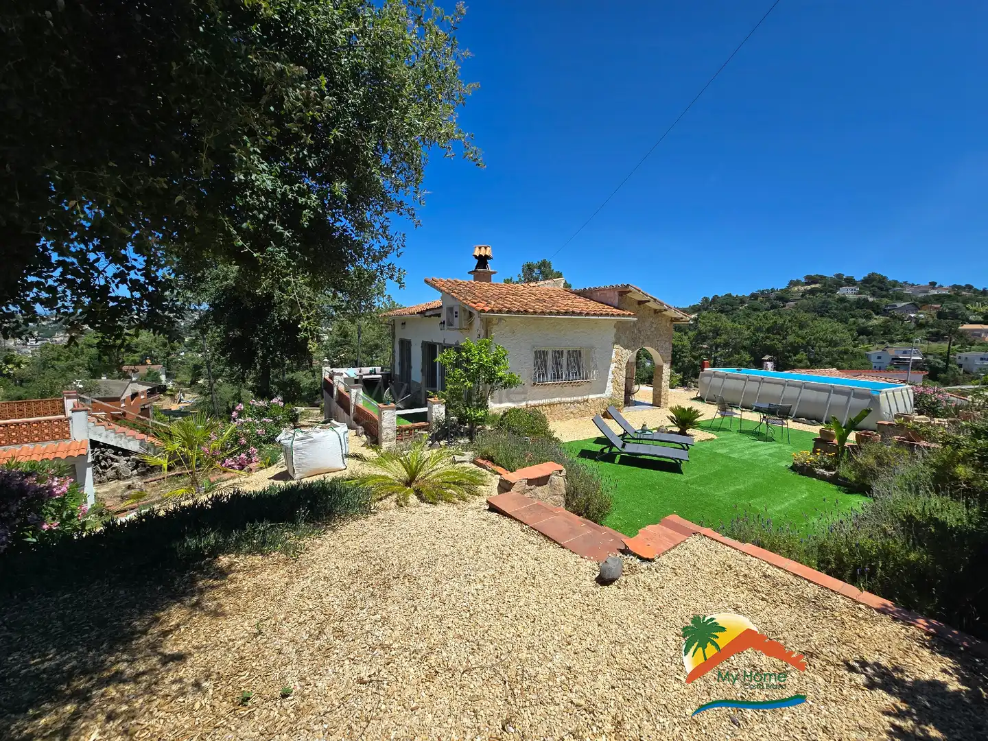Jardín de Casa o chalet en venta en Lloret de Mar con Aire acondicionado, Calefacción y Jardín privado