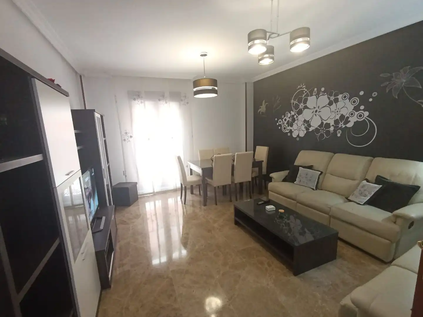 Living room of Flat for rent in Linares  with Air Conditioner, Heating and Storage room