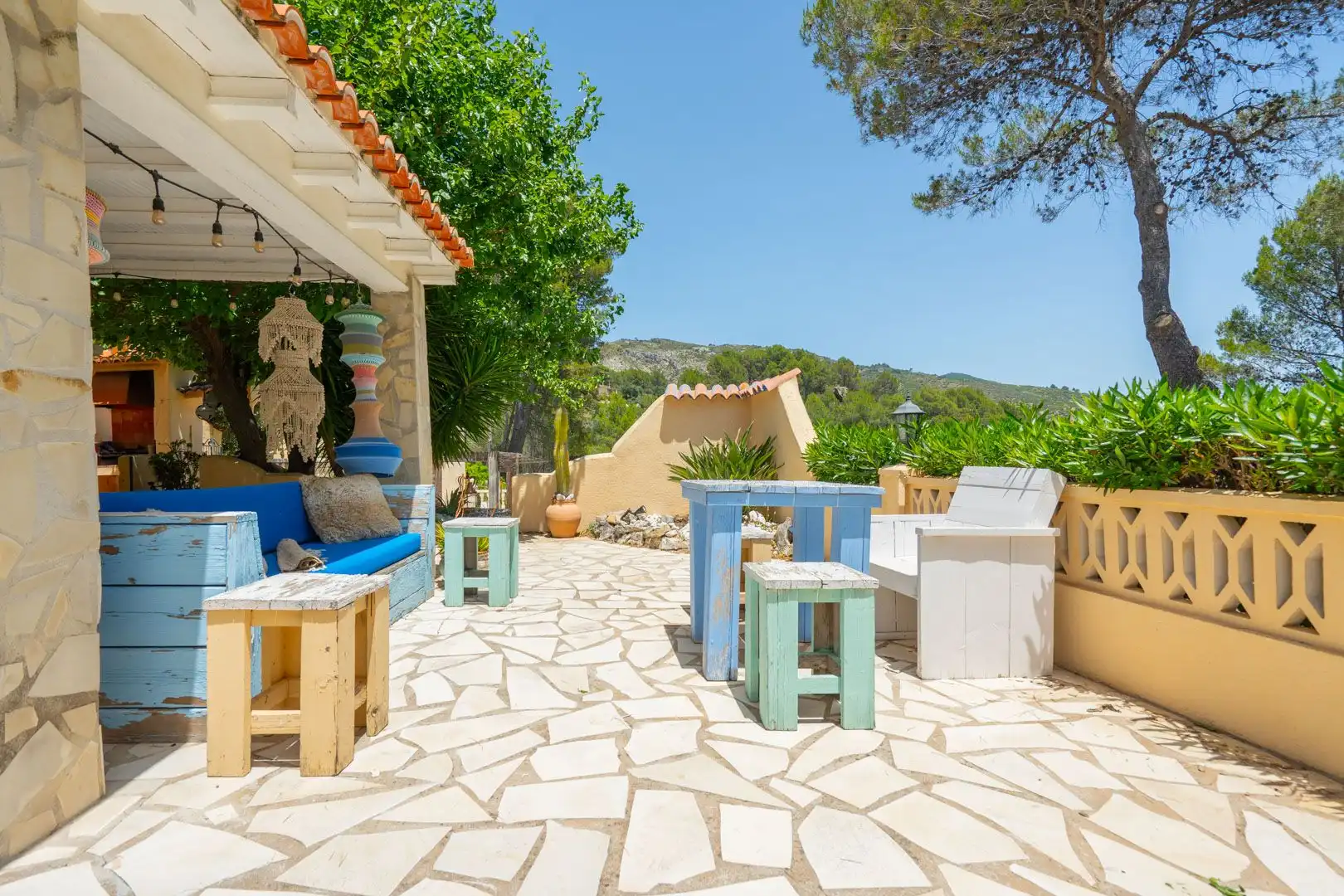 Terraza de Casa o chalet en venta en Castell de Castells con Aire acondicionado, Calefacción y Jardín privado