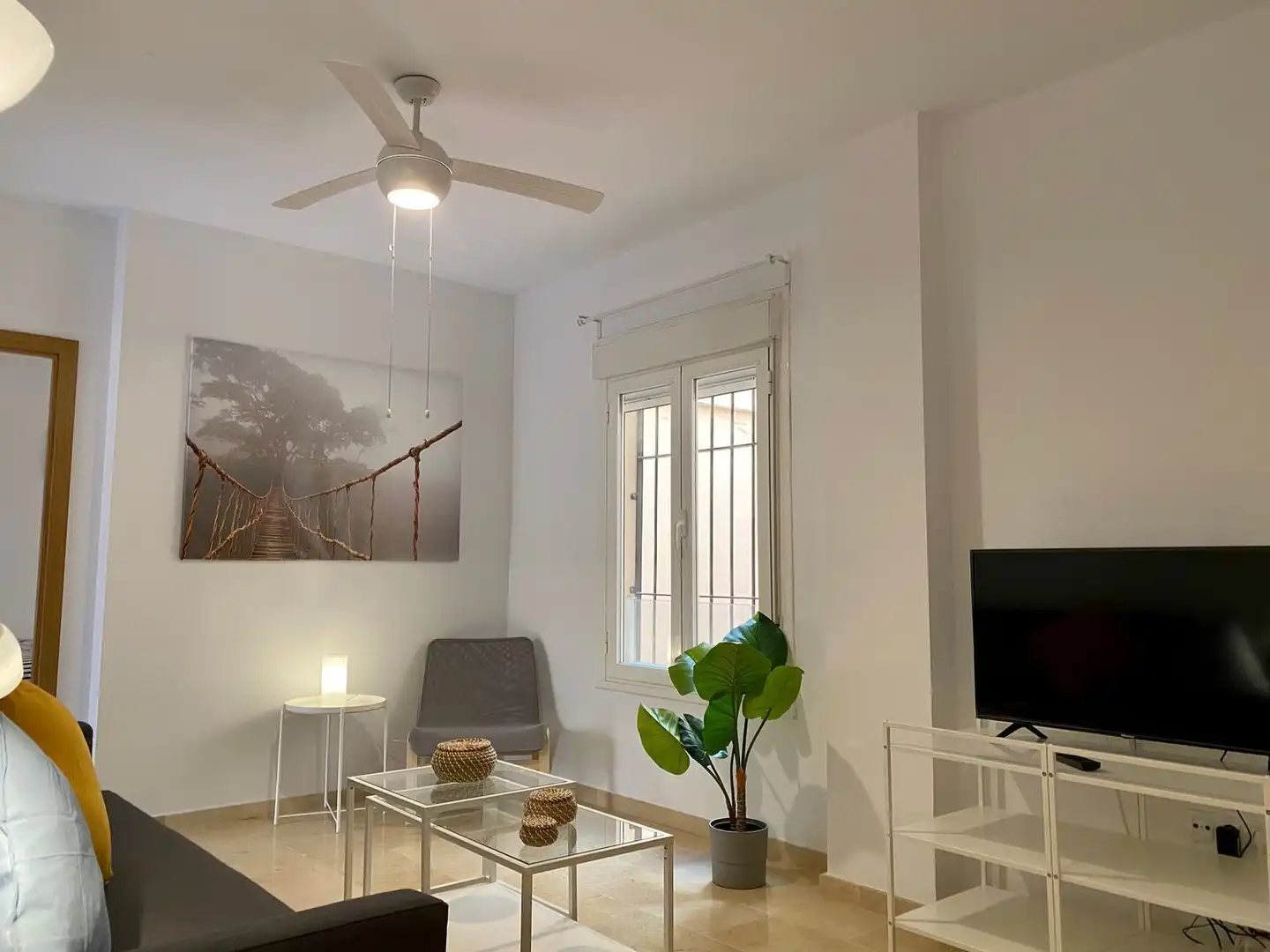 Living room of Flat for rent in Málaga  with Air Conditioner, Heating and Terrace