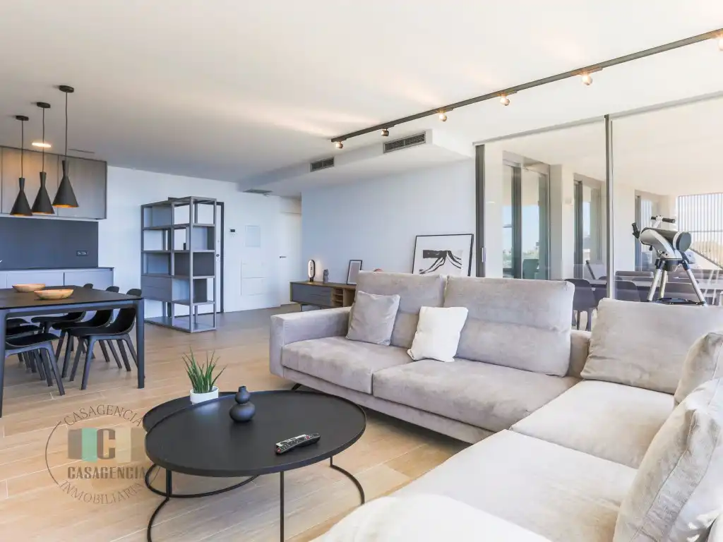 Sala de estar de Ático en venta en Oropesa del Mar / Orpesa con Aire acondicionado, Terraza y Horno