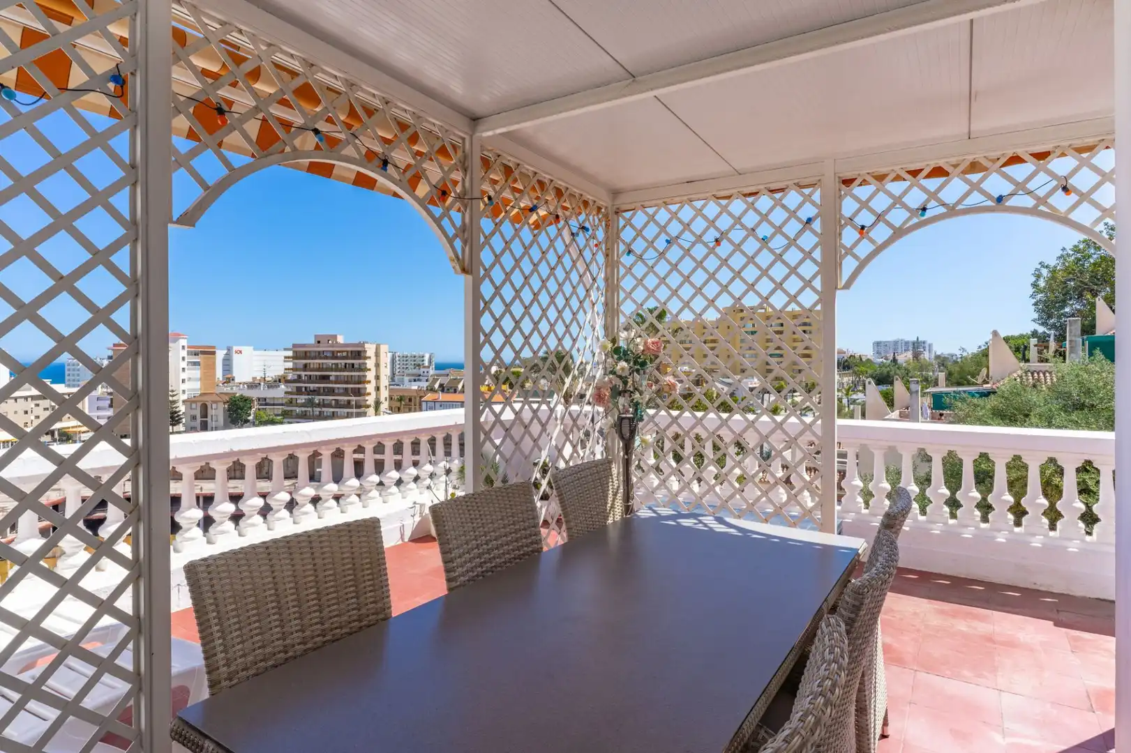 Terrace of Attic for sale in Torremolinos  with Air Conditioner, Heating and Community pool