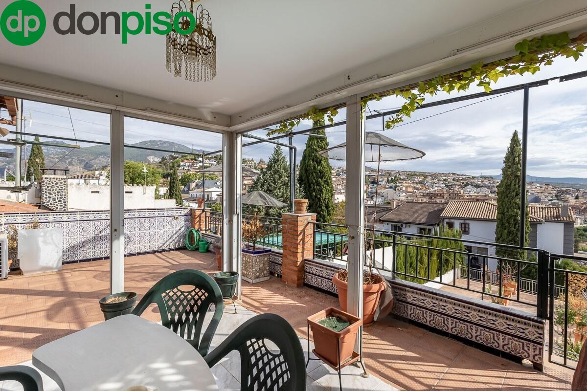Terrace of House or chalet for sale in Monachil  with Air Conditioner, Private garden and Terrace