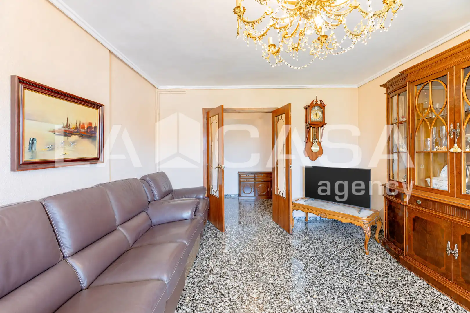 Wohnzimmer von Wohnung zum Verkauf in Valencia mit Balkon