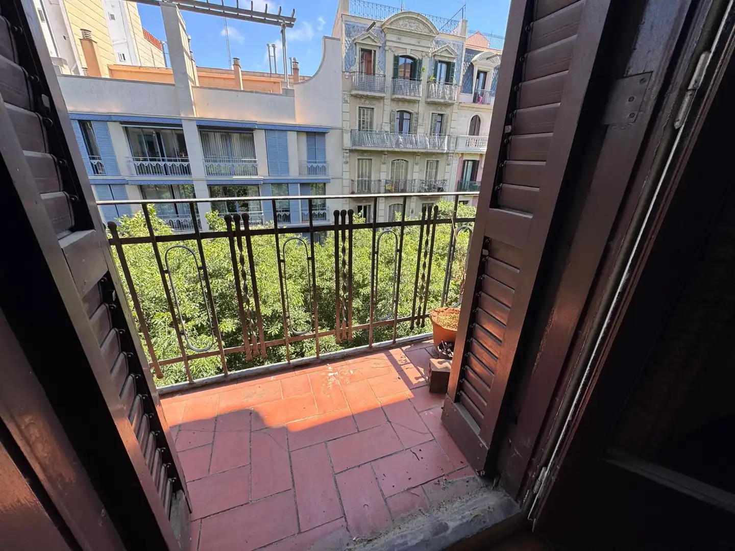 Terraza de Piso en venta en Barcelona con Parquet, Amueblado y Horno