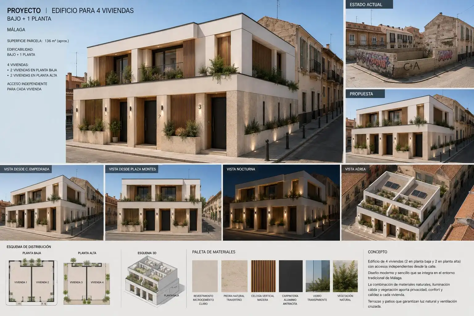 Exterior view of Residential for sale in Málaga
