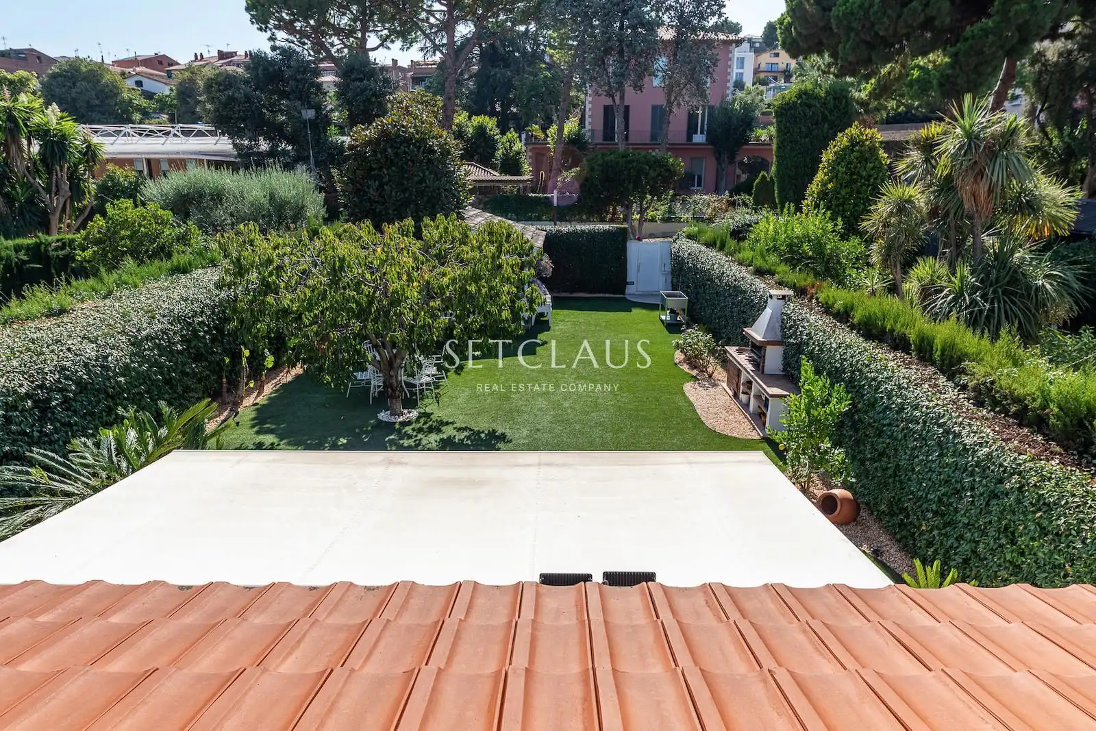 Terrassa de Casa adosada en venda en Alella amb Aire condicionat, Calefacció i Jardí privat