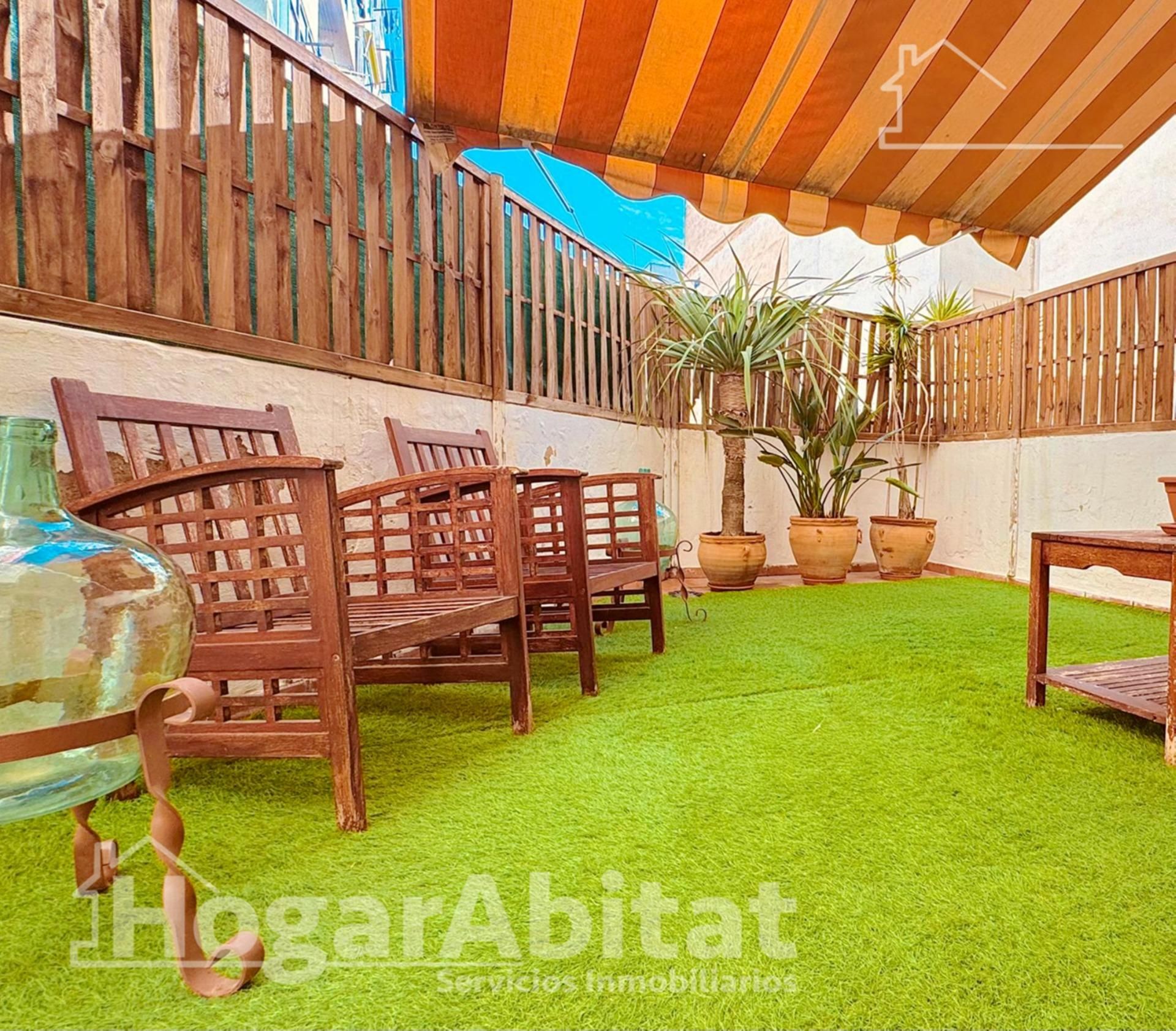 Terrace of Flat for sale in Sagunto / Sagunt  with Air Conditioner, Parquet flooring and Terrace