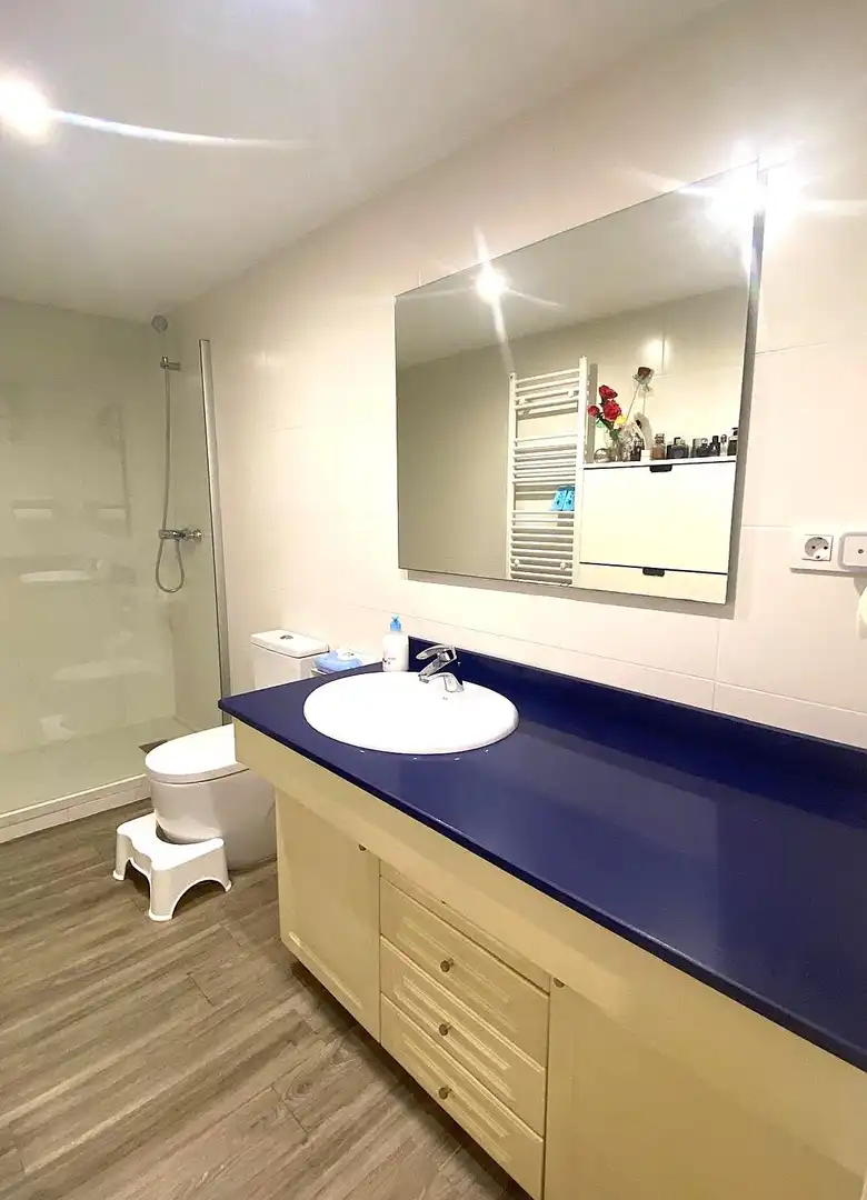 Badezimmer von Haus oder Chalet zum Verkauf in Sant Vicenç de Montalt mit Klimaanlage, Heizung und Privatgarten