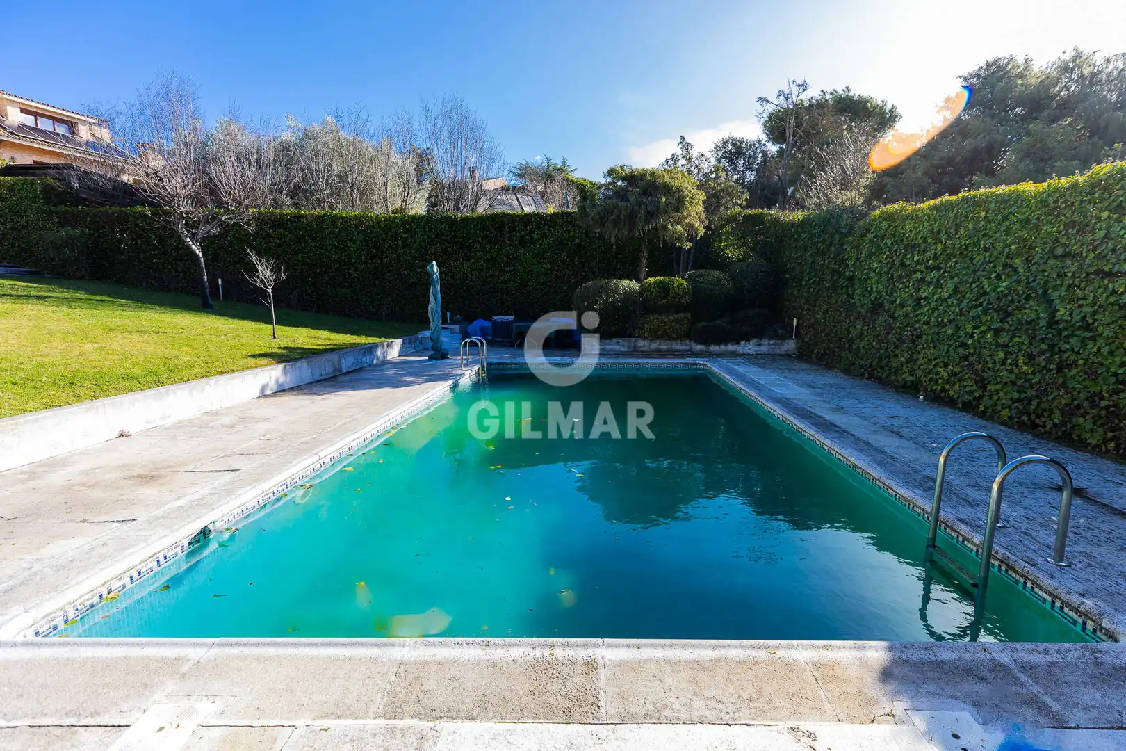 Swimming pool of Houses for sale in Hoyo de Manzanares  with Heating, Private garden and Swimming Pool