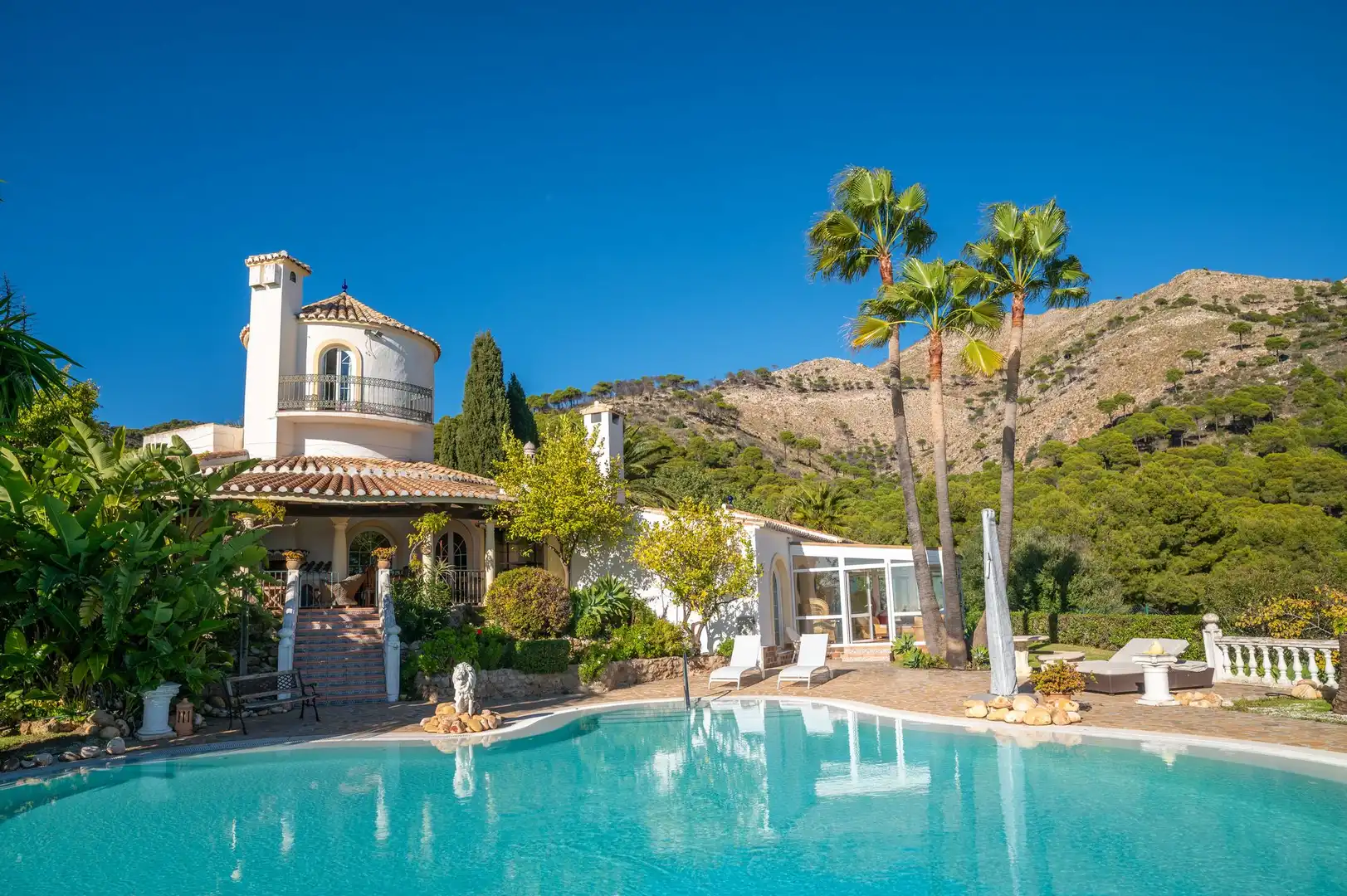 Piscina de Casa o xalet en venda en Mijas amb Terrassa