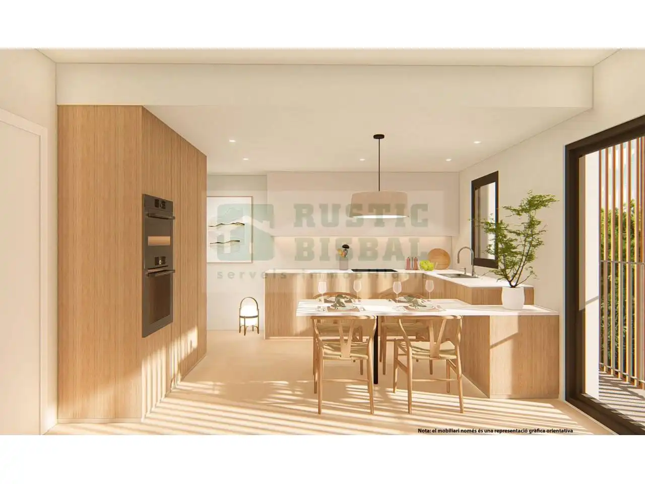 Cocina de Piso en venta en La Bisbal d'Empordà con Aire acondicionado, Calefacción y Balcón