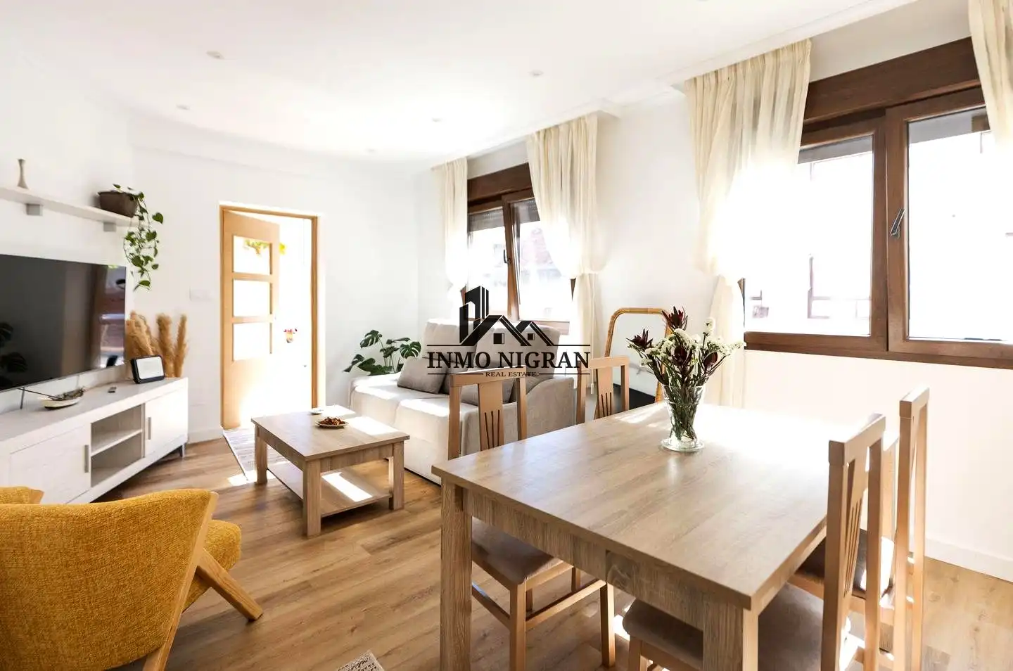 Living room of Flat for rent in Bueu  with Furnished and Balcony