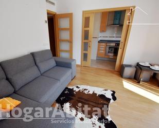 Living room of Flat for sale in L'Alcora  with Air Conditioner, Parquet flooring and Balcony