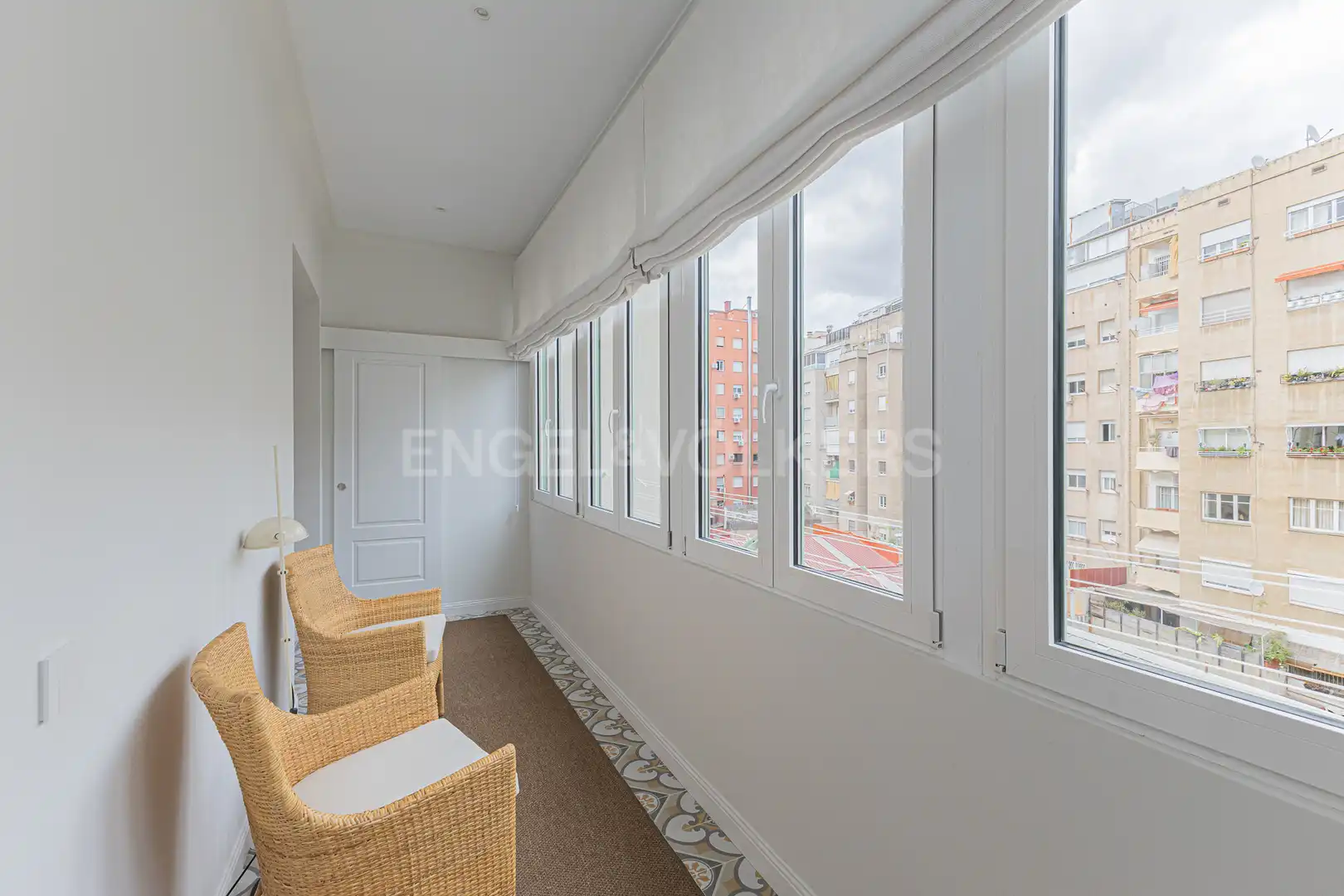 Bedroom of Flat for rent in Barcelona  with Air Conditioner, Heating and Parquet flooring