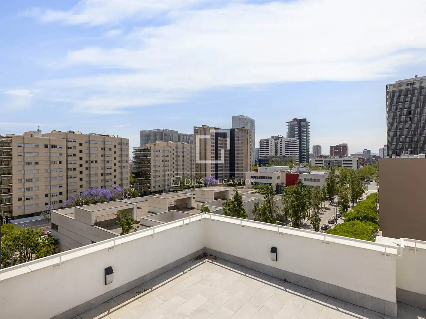 Terrasse von Wohnung zur Miete in Sant Adrià de Besòs mit Klimaanlage, Heizung und Terrasse