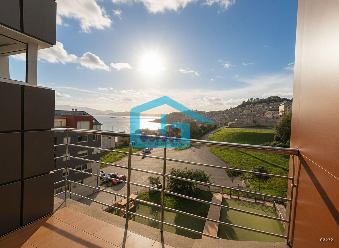 Exterior view of Flat for sale in Poio  with Heating and Terrace