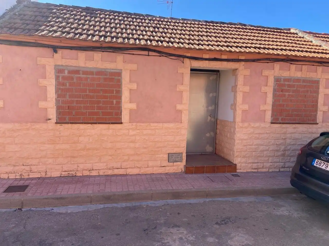 Vista exterior de Casa adosada en venta en Porzuna