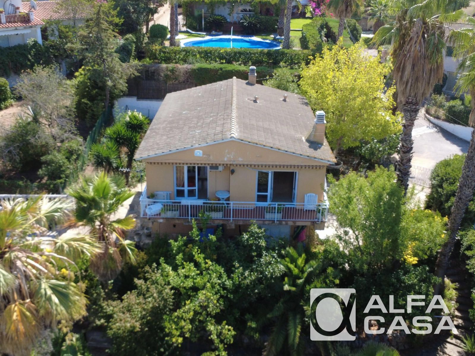 Exterior view of House or chalet for sale in Lloret de Mar  with Terrace, Storage room and Swimming Pool