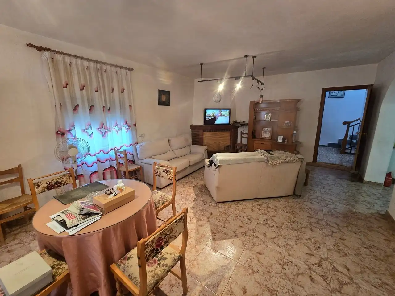 Sala de estar de Finca rústica en venta en Partaloa con Terraza y Piscina