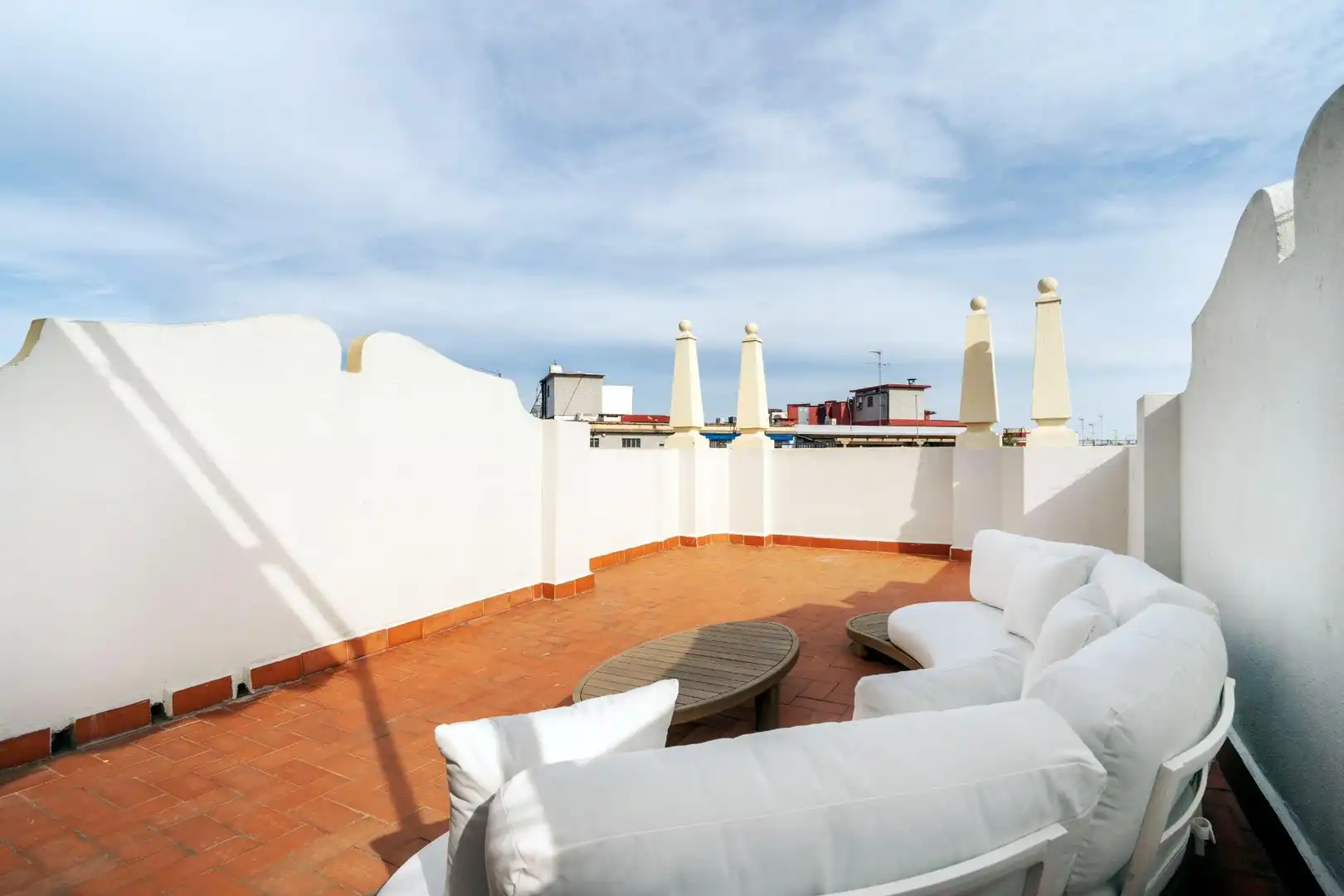 Terrace of Attic for rent in Valencia  with Air Conditioner, Heating and Terrace