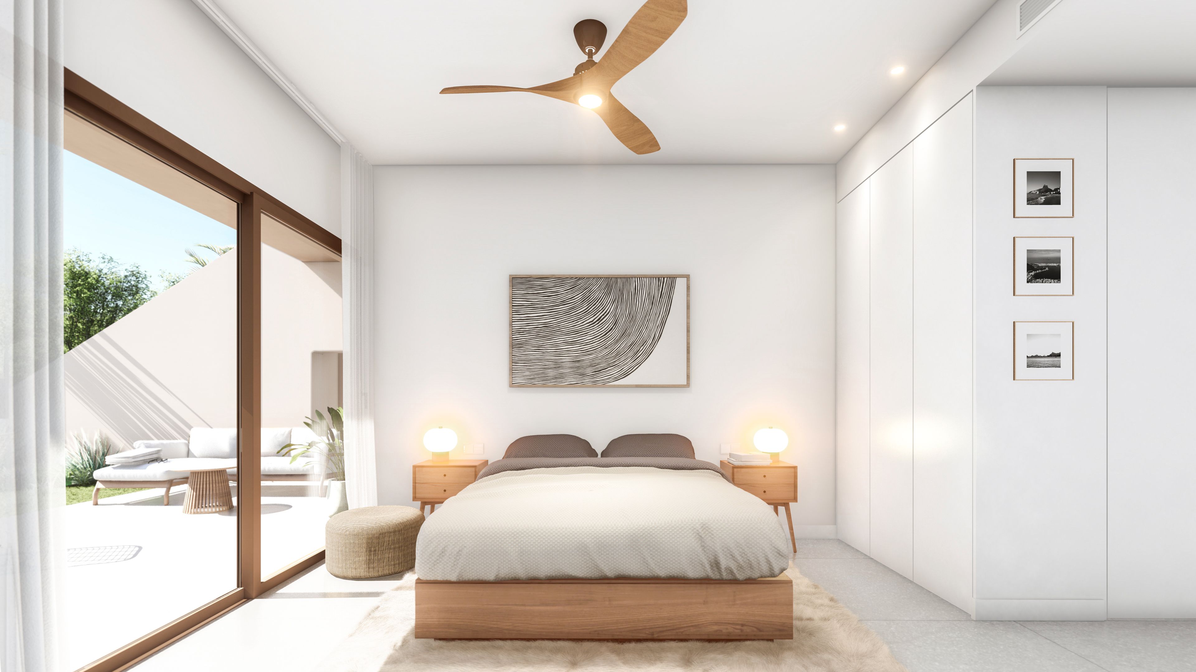 Dormitori de Apartament en venda en San Javier amb Aire condicionat, Calefacció i Terrassa