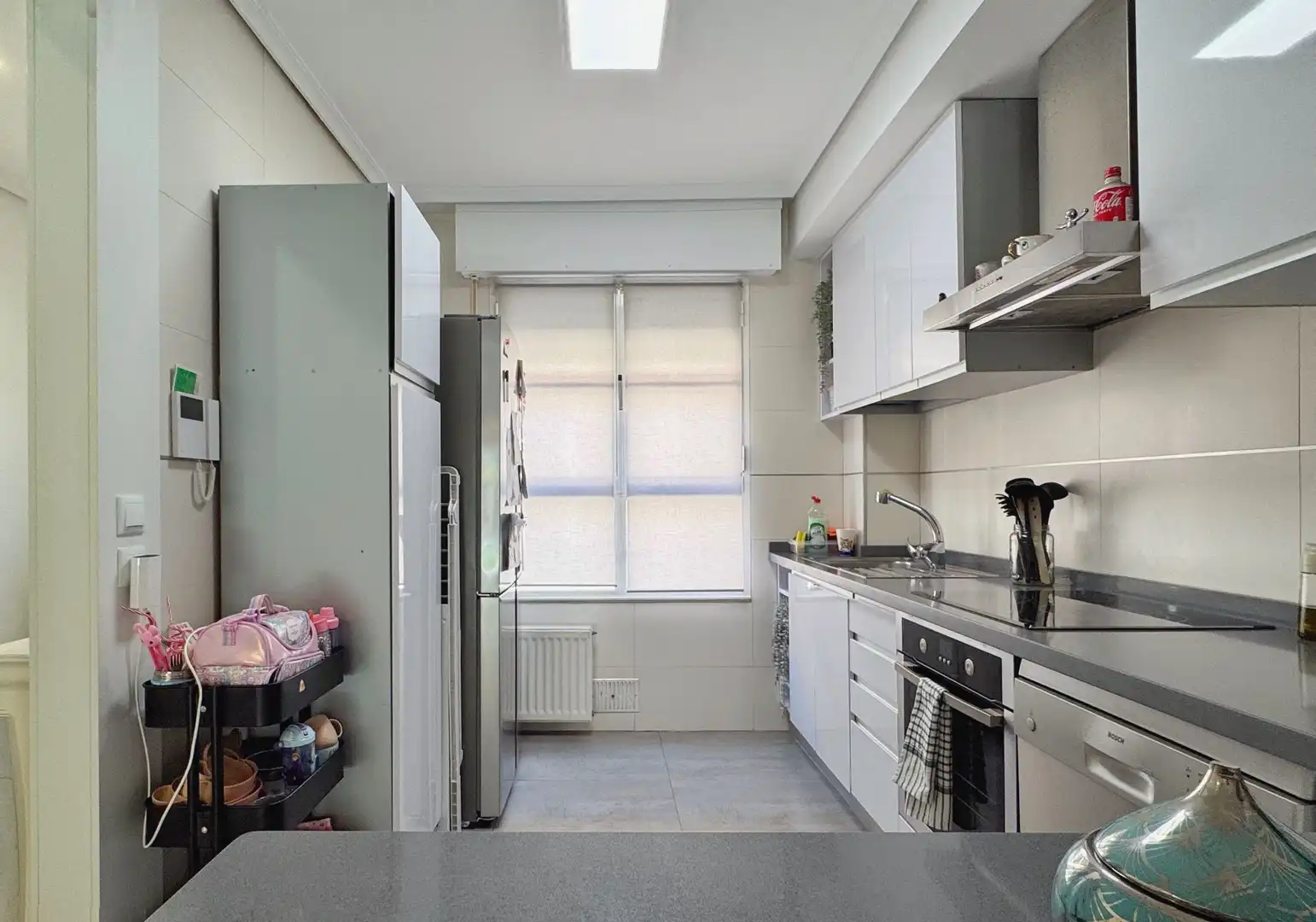 Cocina de Casa adosada en venta en Lardero con Aire acondicionado, Calefacción y Jardín privado