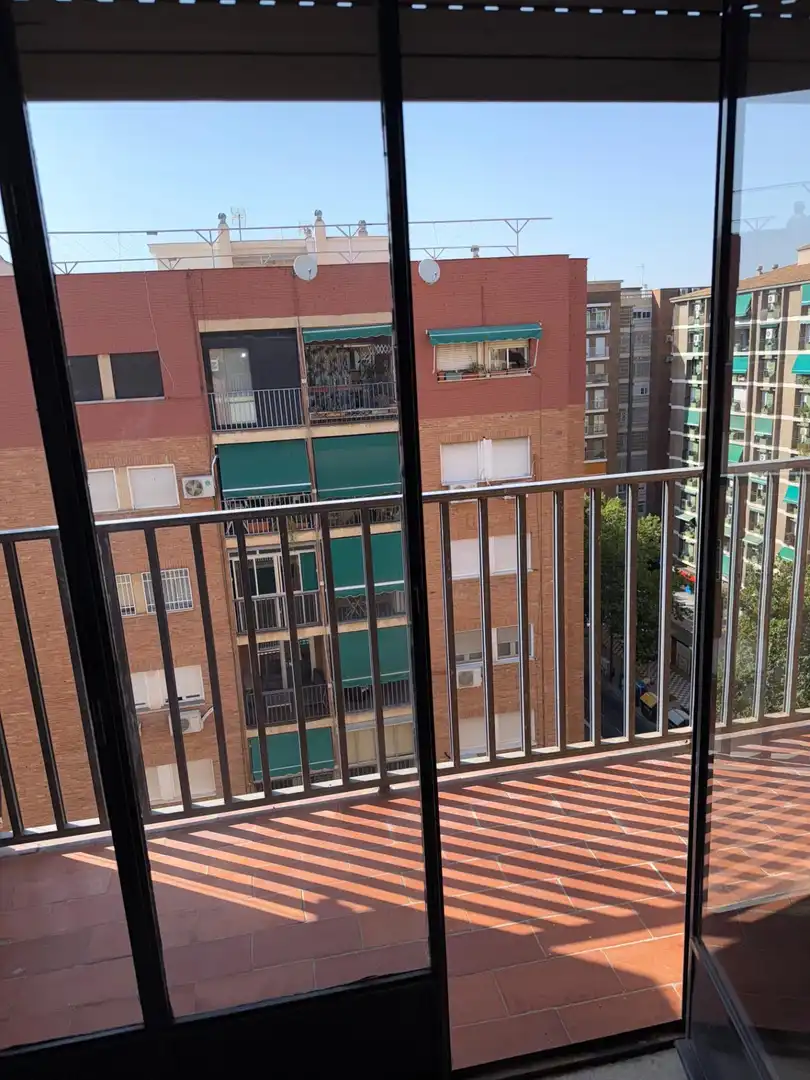 Balcony of Flat for share in Granada  with Air Conditioner, Terrace and Furnished