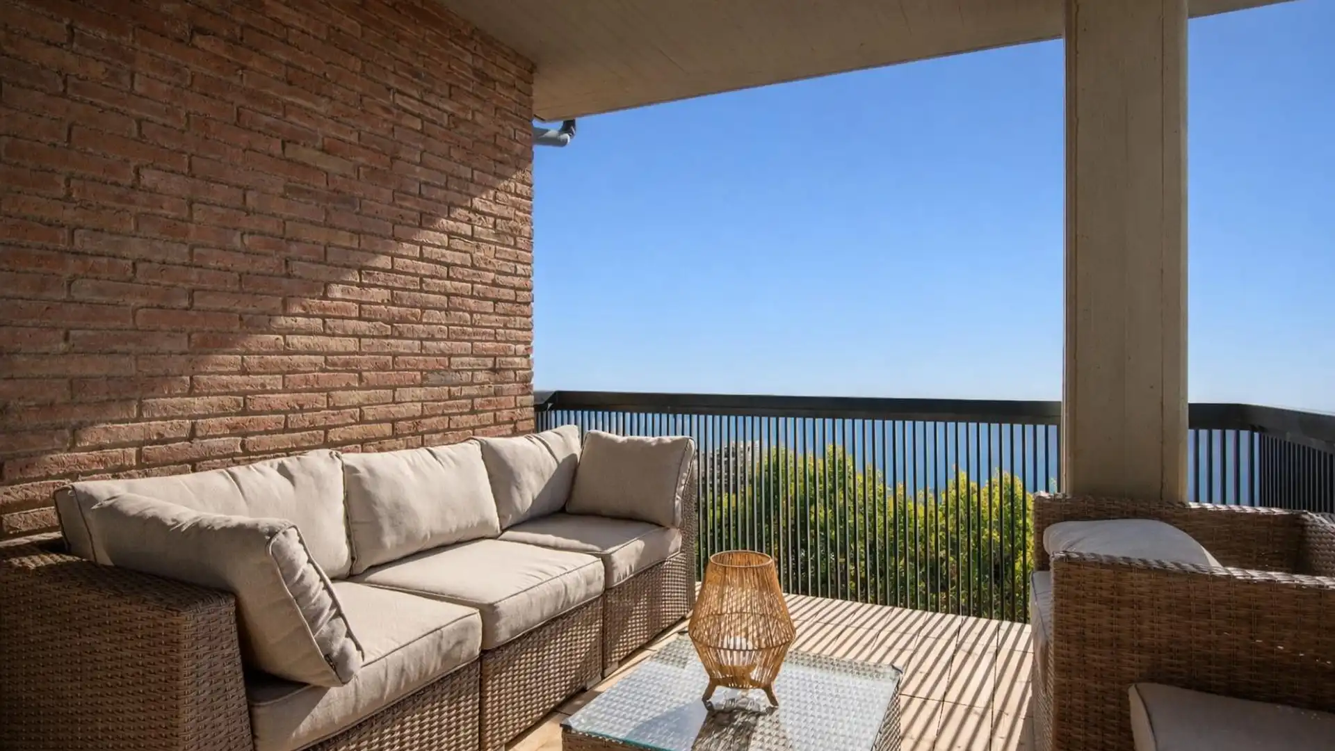 Balcony of Attic for sale in Sabadell  with Air Conditioner, Parquet flooring and Terrace