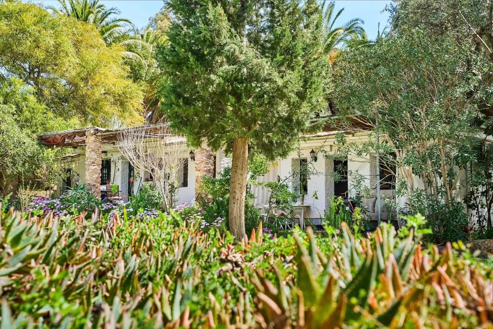 Jardí de Finca rústica en venda en Órgiva amb Jardí privat, Terrassa i Moblat