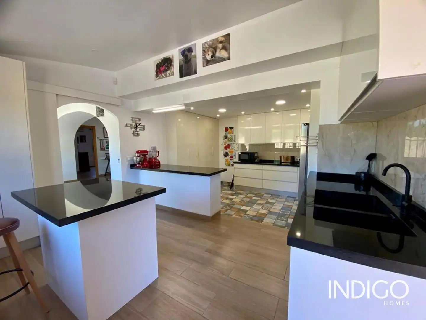 Cocina de Casa o chalet en venta en Mutxamel con Aire acondicionado, Calefacción y Terraza