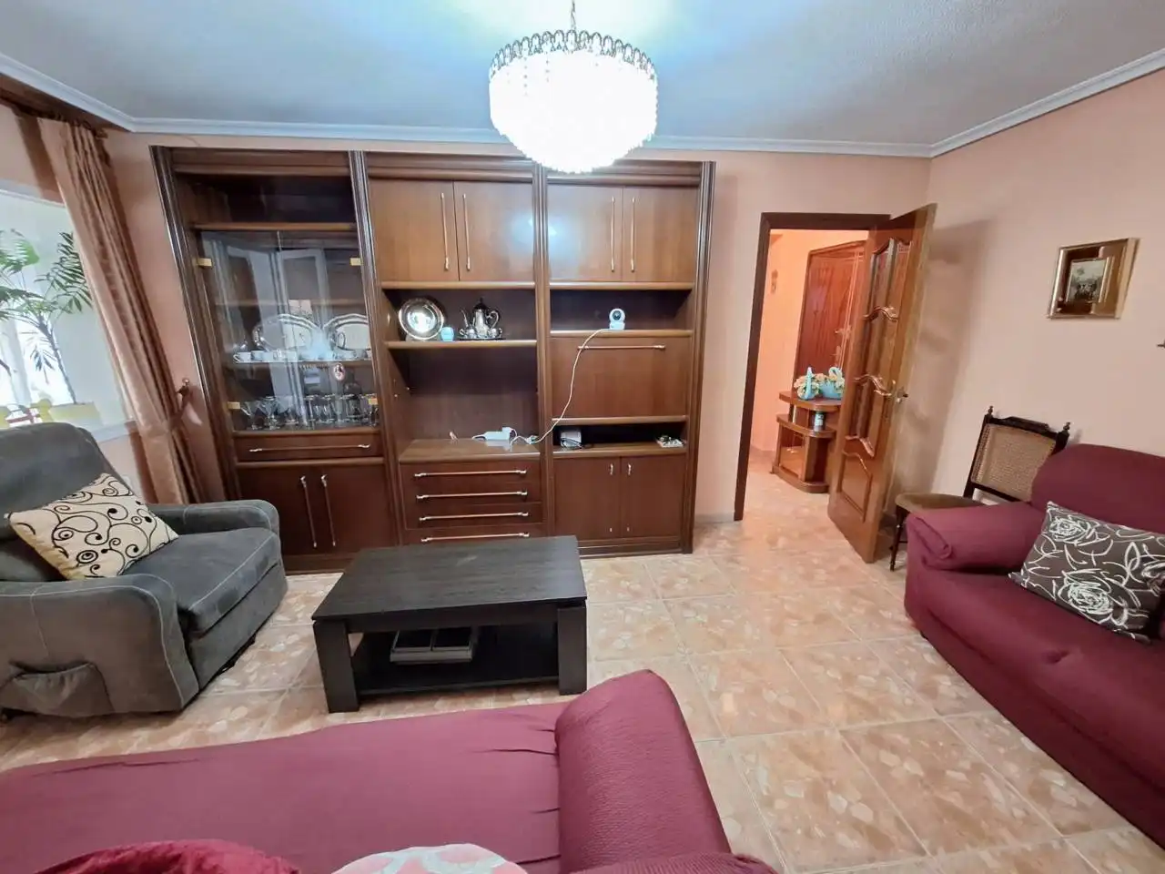Wohnzimmer von Wohnung zum Verkauf in Fuenlabrada mit Klimaanlage, Heizung und Terrasse