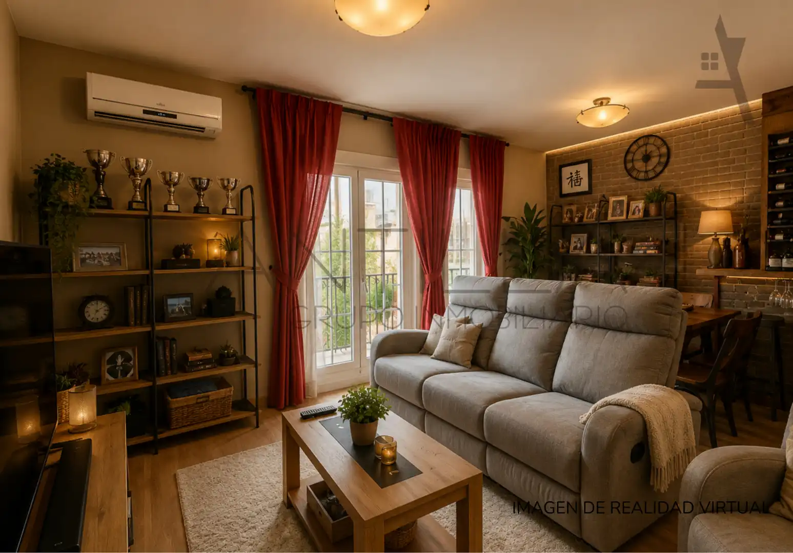 Living room of Flat for sale in Madrid  with Air Conditioner, Heating and Terrace