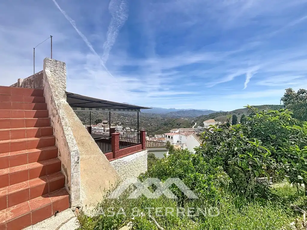 Exterior view of Houses for sale in Almáchar  with Air Conditioner and Terrace