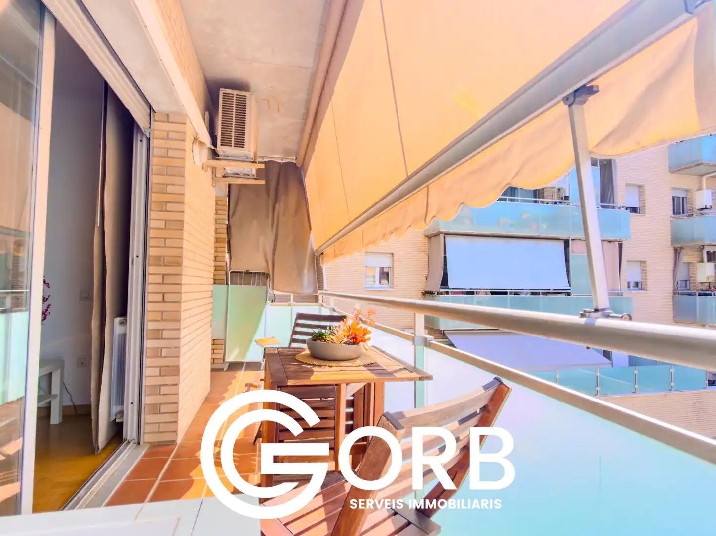 Balcony of Flat for sale in Mataró  with Air Conditioner, Heating and Private garden