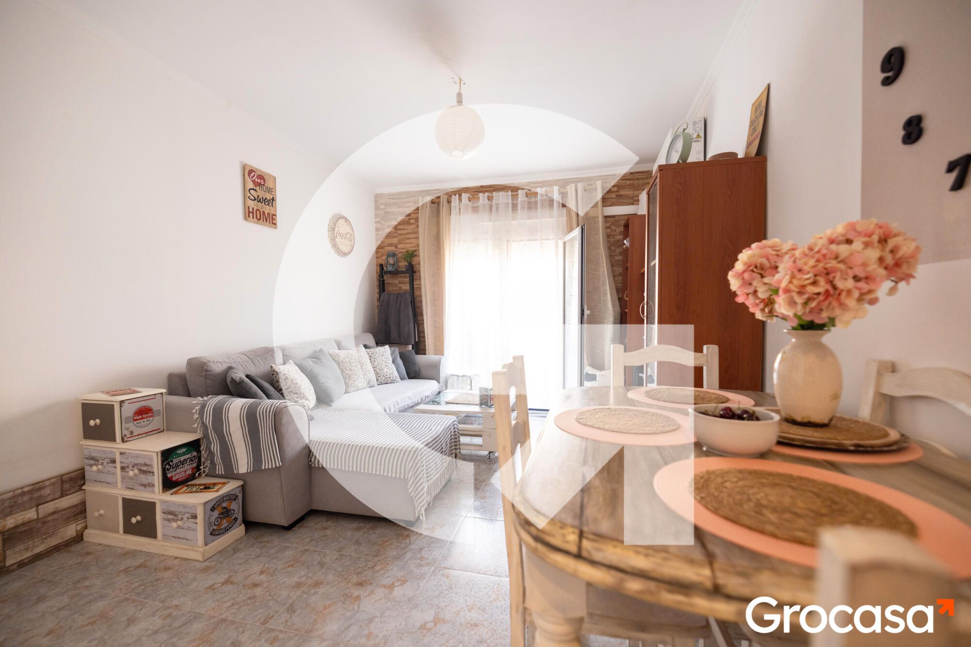 Living room of Flat for sale in  Lleida Capital  with Air Conditioner, Heating and Balcony