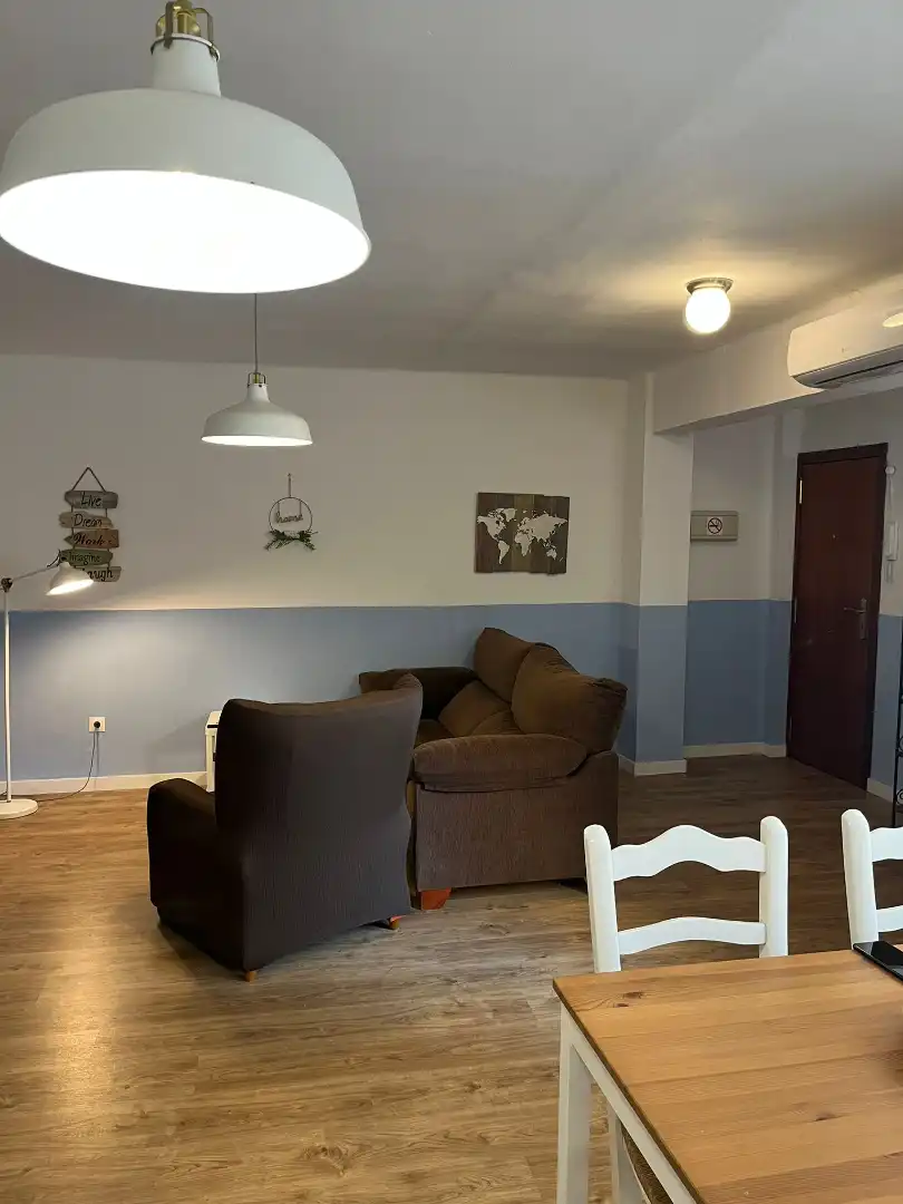 Sala de estar de Apartamento de alquiler en Valencia con Aire acondicionado, Calefacción y Amueblado
