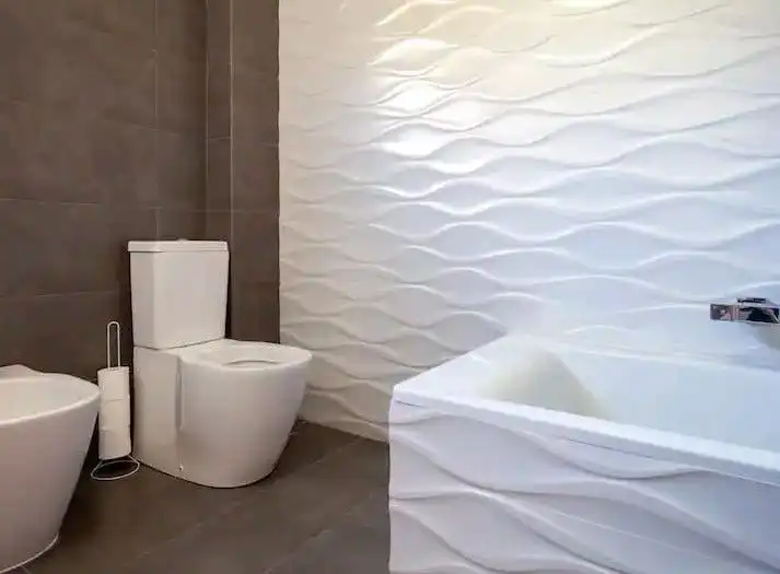 Baño de Casa o chalet de alquiler en La Manga del Mar Menor con Calefacción, Jardín privado y Terraza