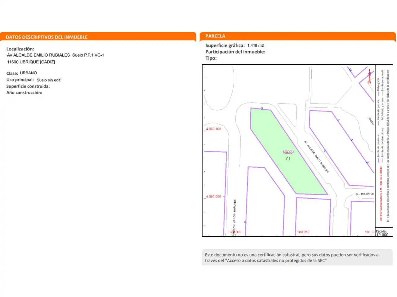 Terreny residencial en venda a Avenida Alcalde Emilio Rubiales 1, imagen 3