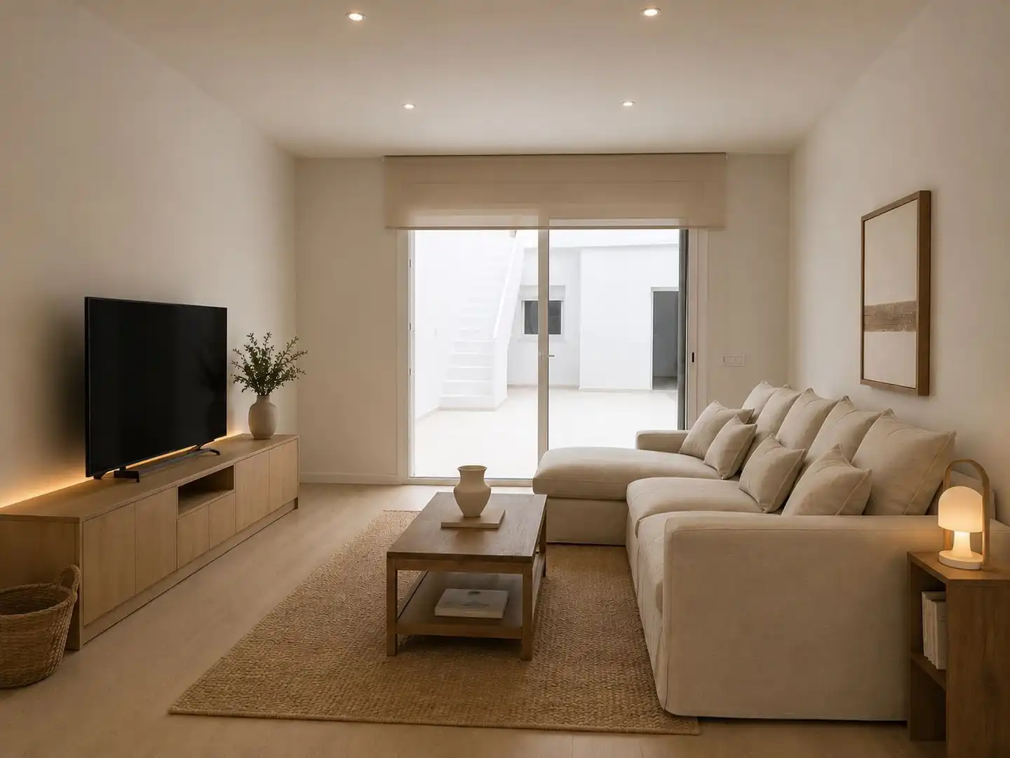 Wohnzimmer von Haus oder Chalet zum Verkauf in Terrassa mit Klimaanlage, Heizung und Privatgarten