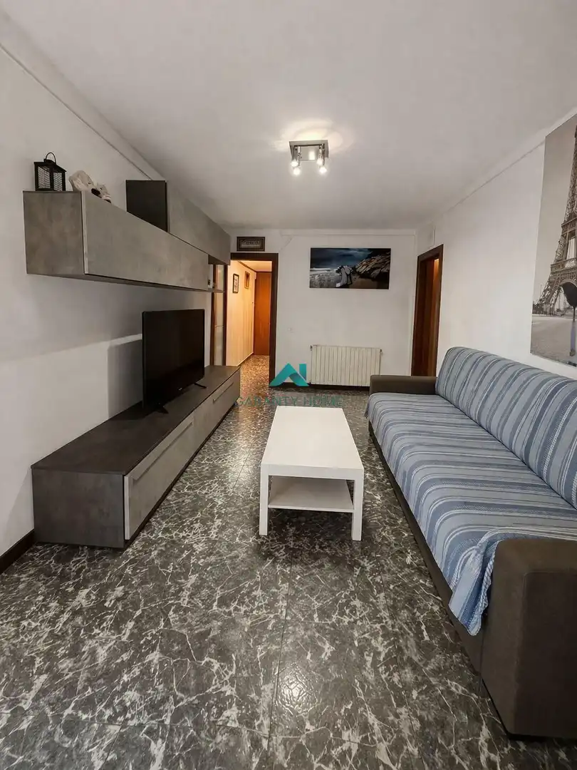 Sala de estar de Planta baja en venta en Santa Coloma de Gramenet con Aire acondicionado y Balcón
