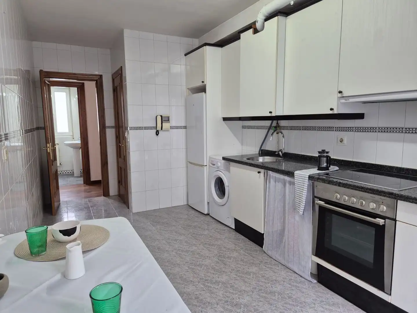 Kitchen of Flat for sale in Cangas de Onís  with Heating, Storage room and Swimming Pool