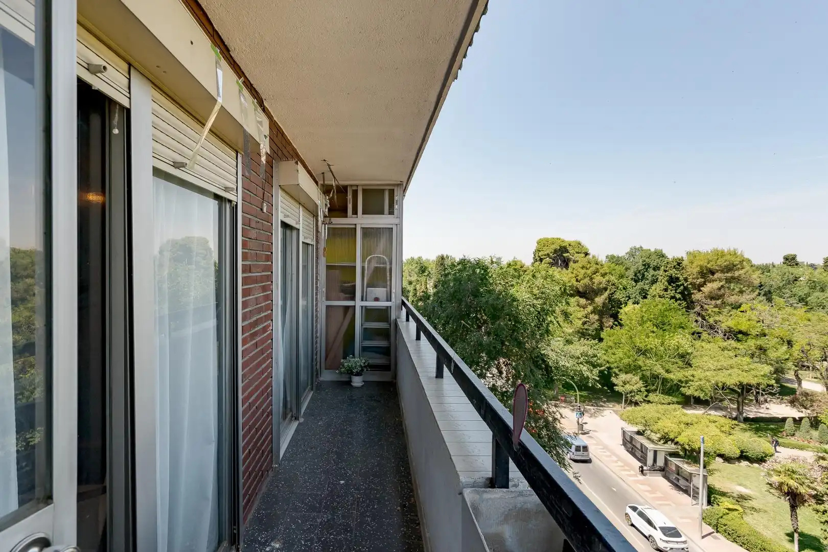 Balcony of Flat for sale in Alcalá de Henares  with Heating, Terrace and Furnished