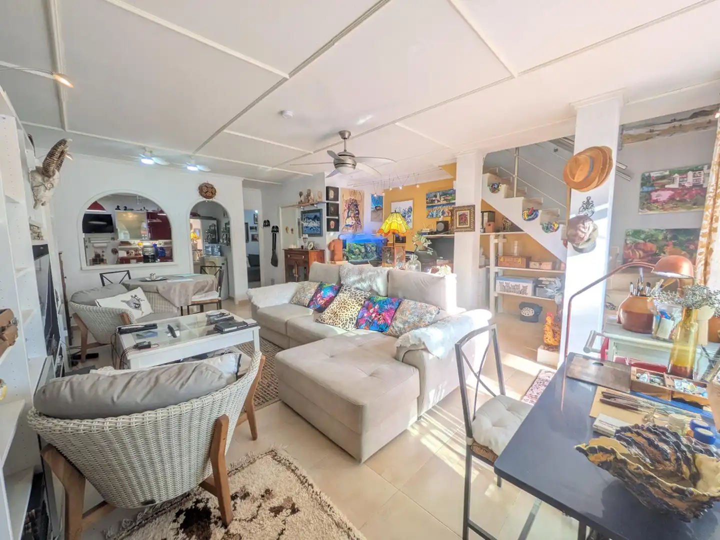 Sala de estar de Casa o chalet en venta en Torrevieja con Jardín privado y Terraza