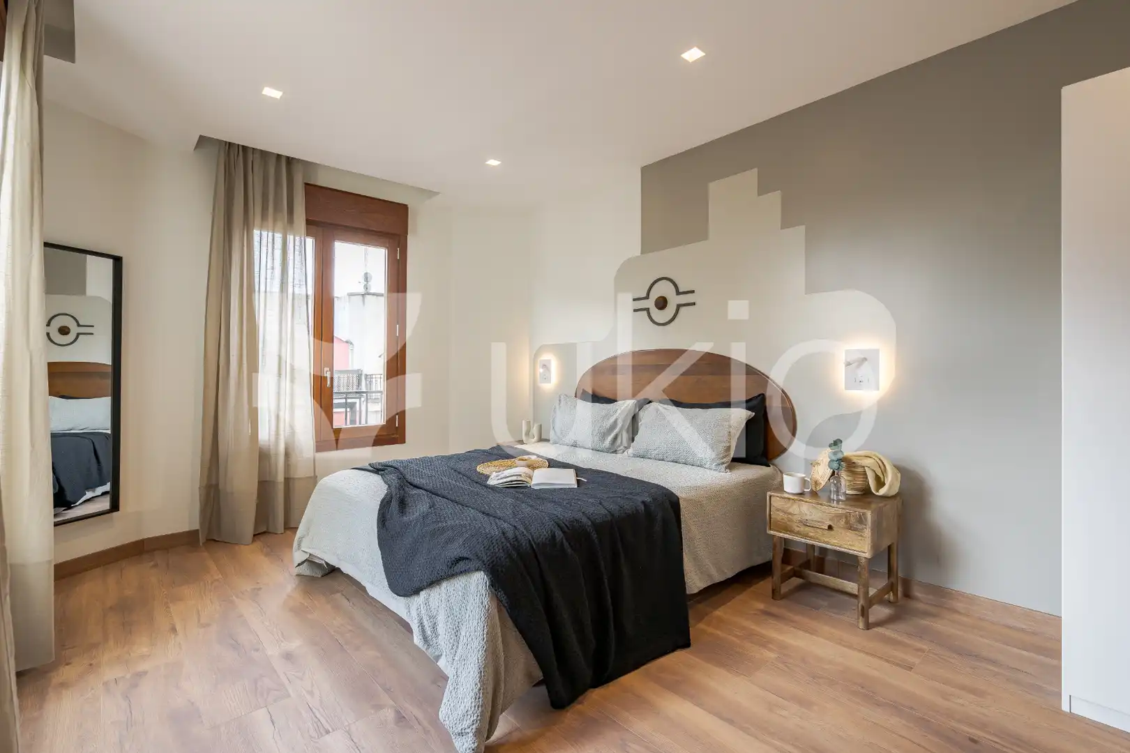 Habitación de Apartamento de alquiler en Madrid con Aire acondicionado, Calefacción y Terraza