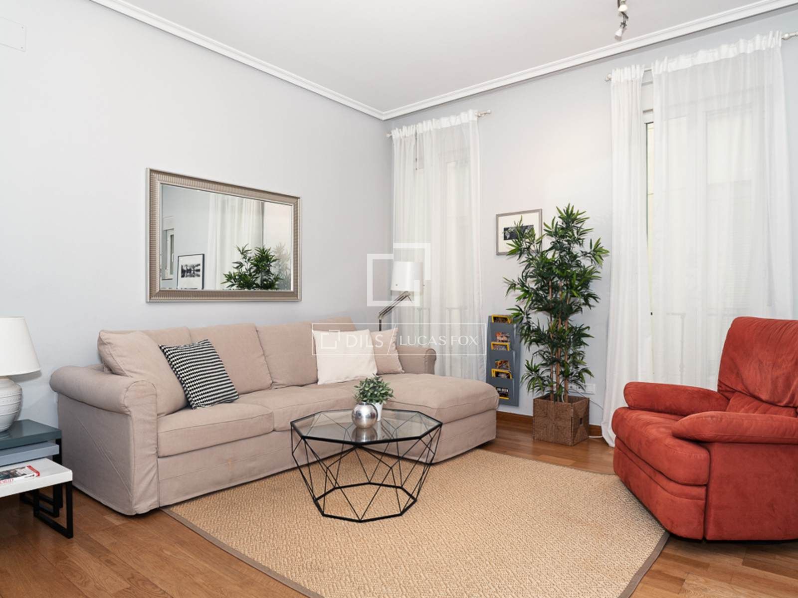 Living room of Flat to rent in Fuente Palmera  with Air Conditioner and Furnished