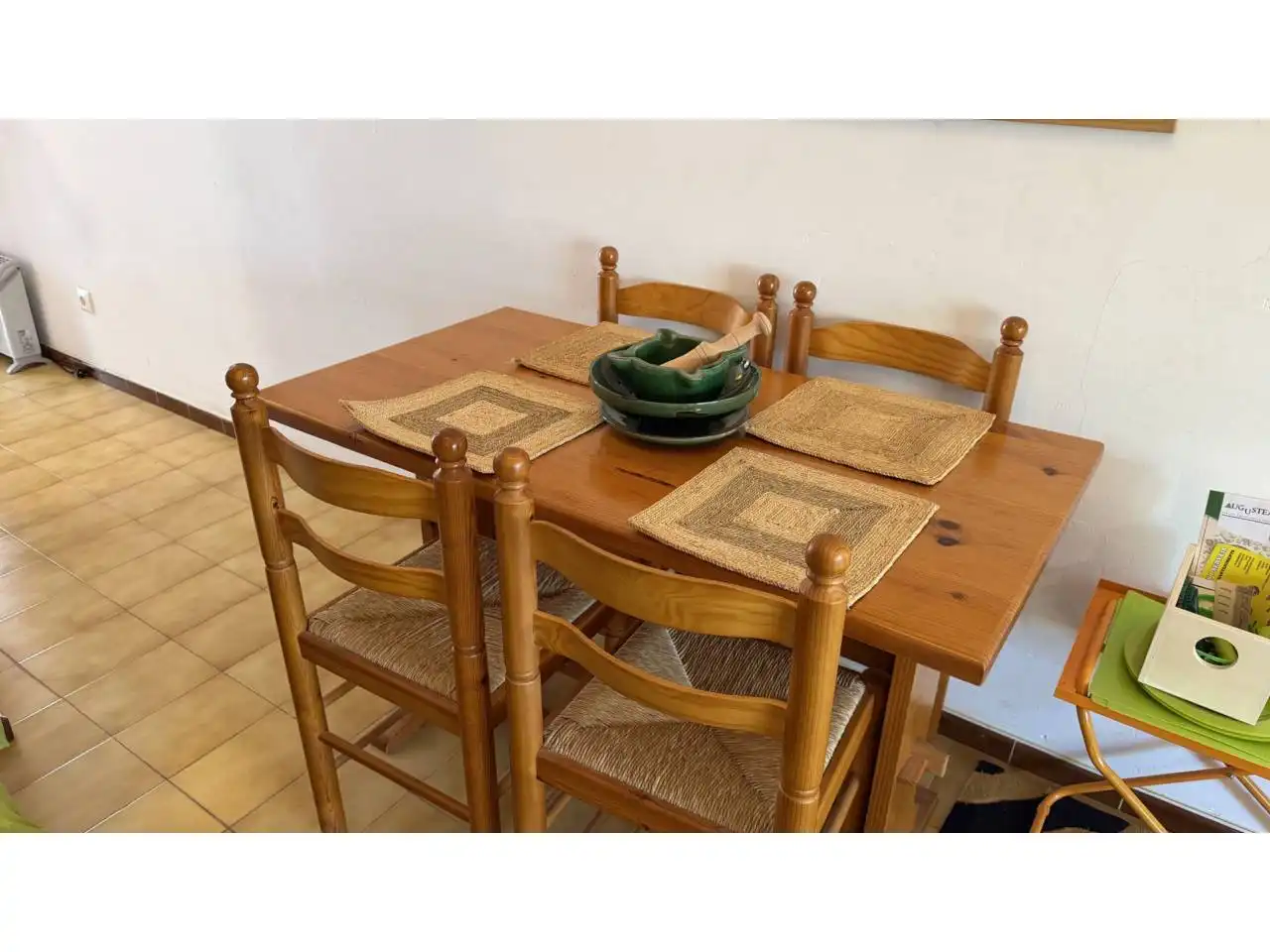 Dining room of Flat for sale in L'Escala  with Terrace, Furnished and Community pool